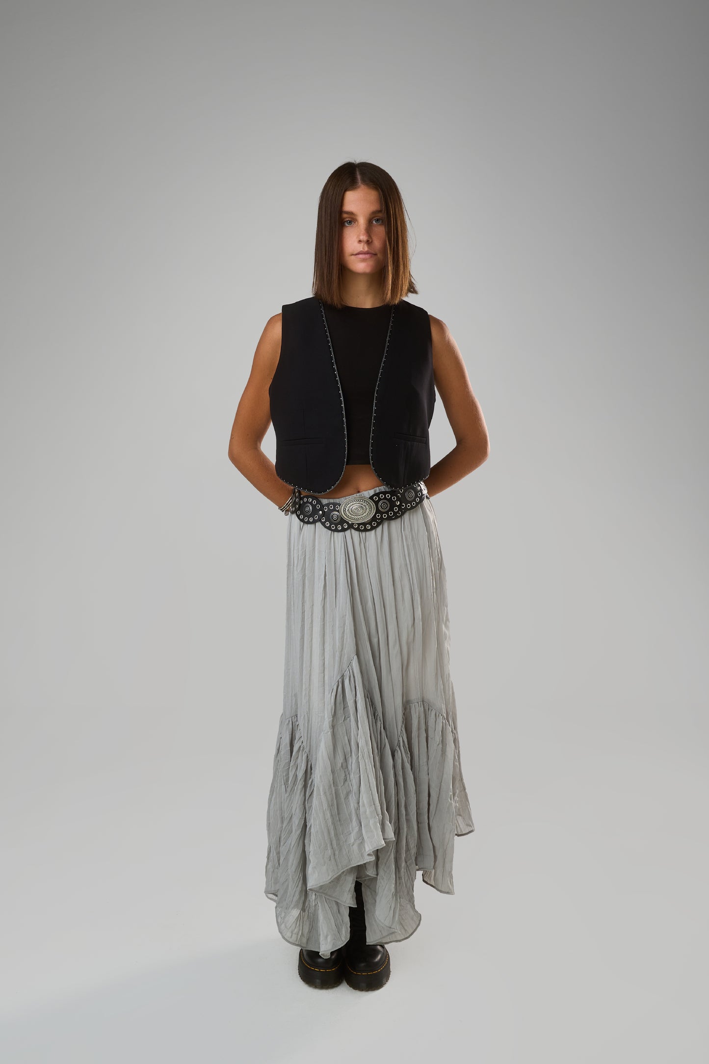 Twirly Skirt, Silver