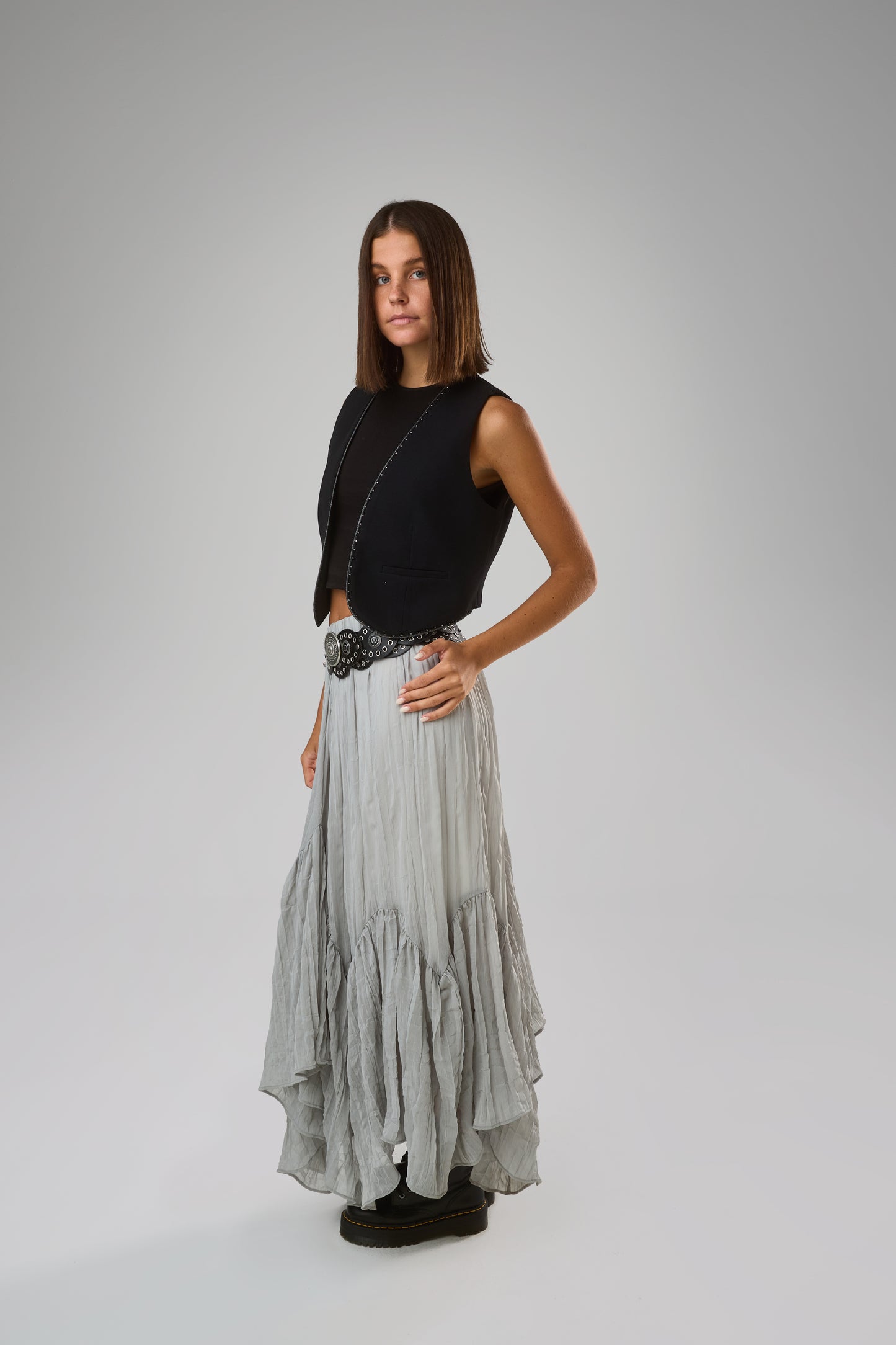 Twirly Skirt, Silver