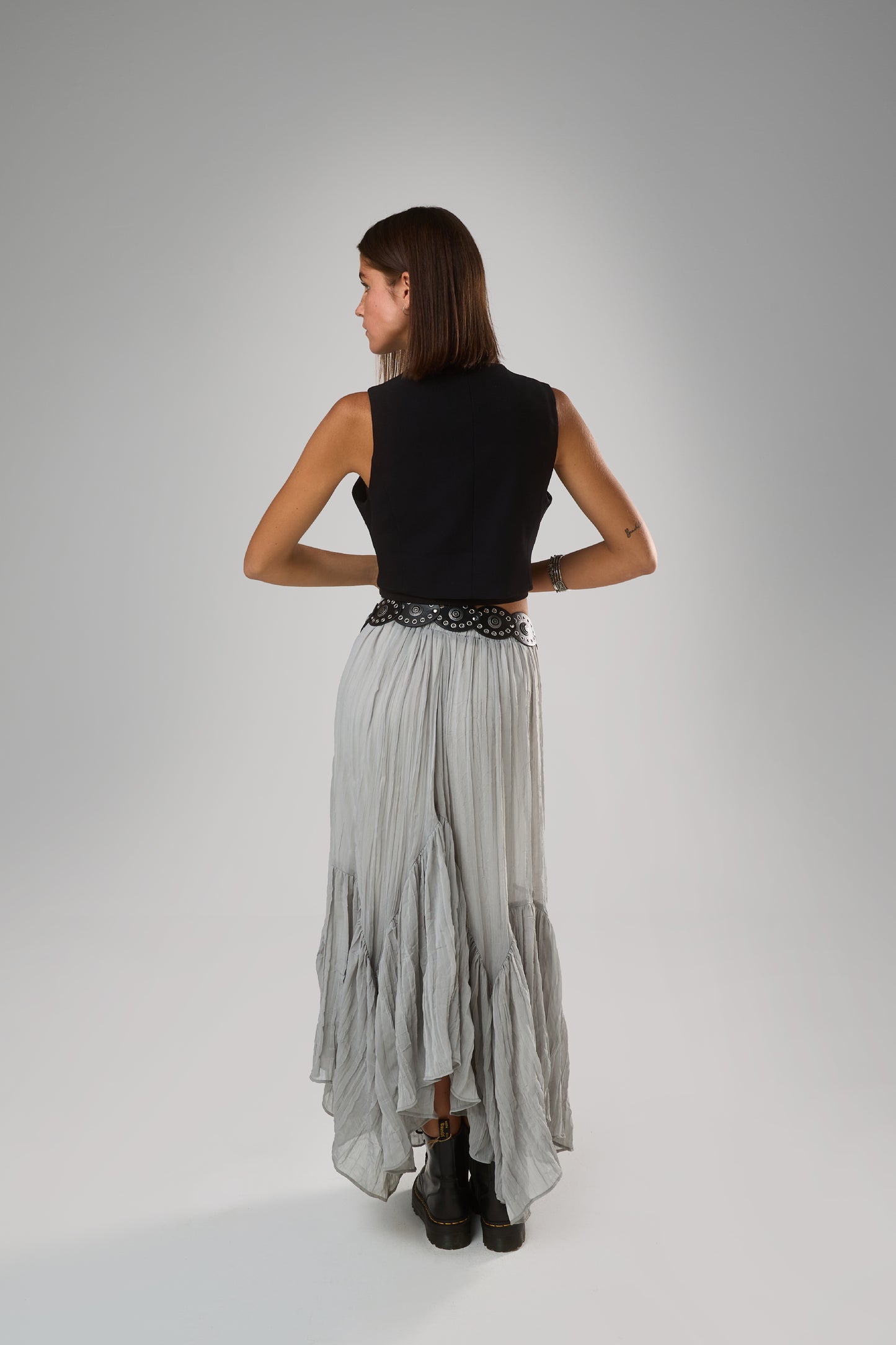 Twirly Skirt, Silver