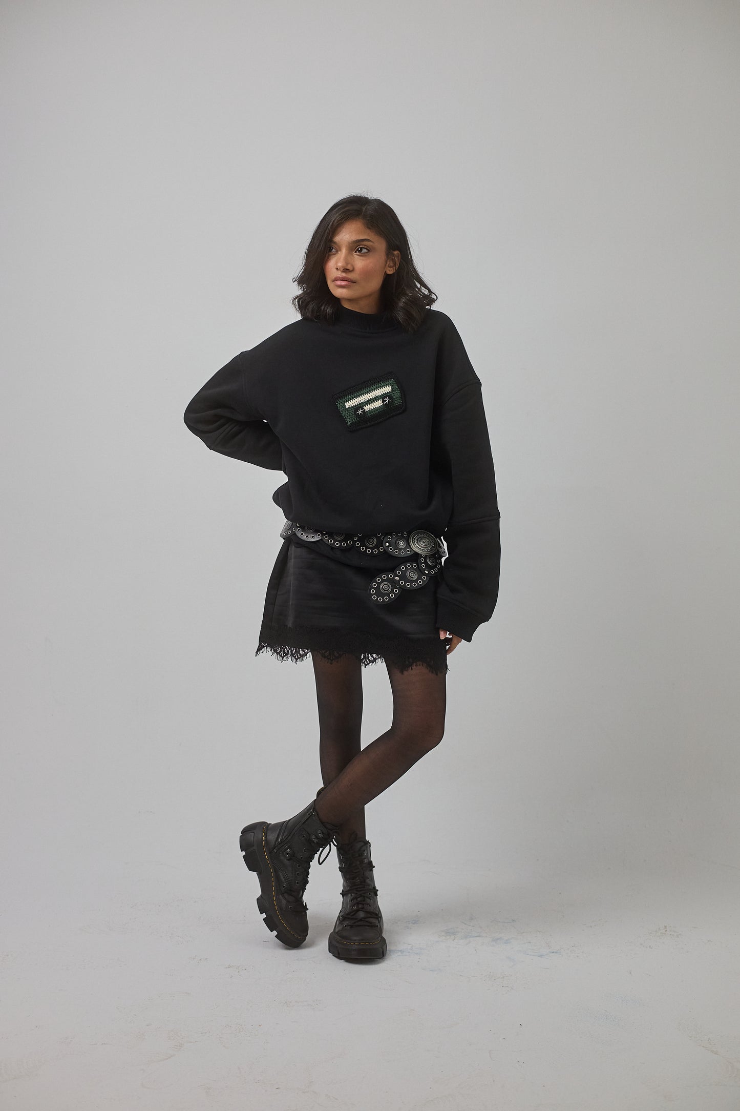 Mixtape Crewneck, Black