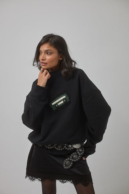 Mixtape Crewneck, Black