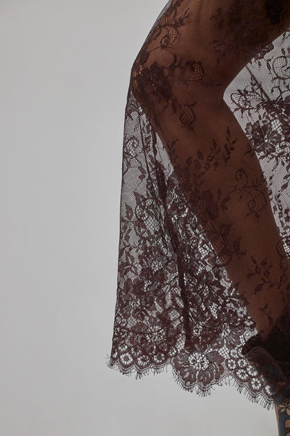 Laced Hoodie Dress, Burgundy
