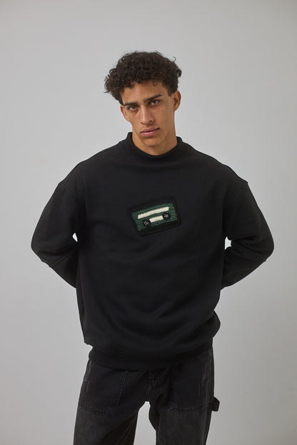 Mixtape Crewneck, Black