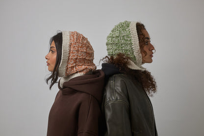 Knitted Ribbed Waffle Balaclava